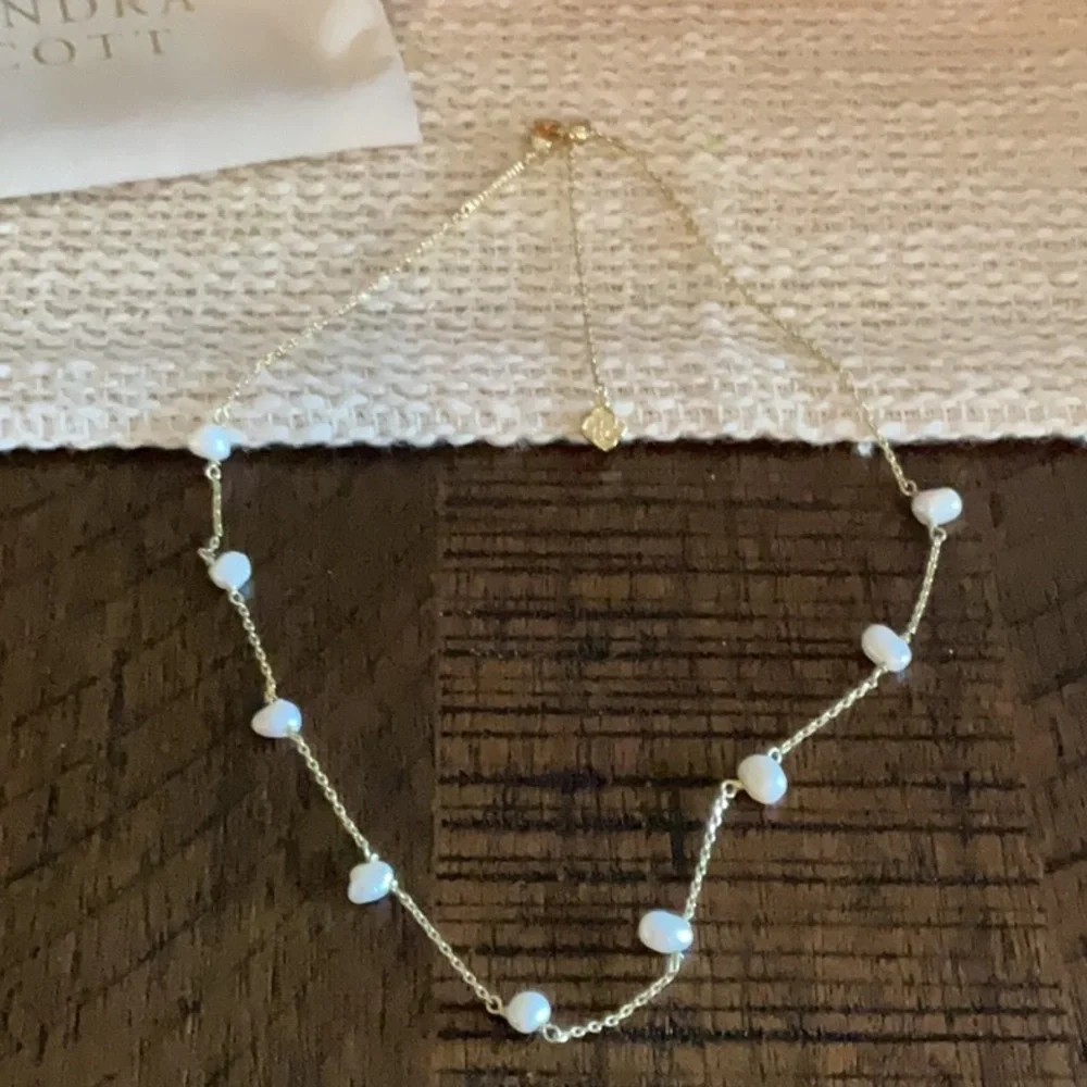 Leighton Gold Pearl Strand Necklace in Freshwater Cultured Pearl NWOT - Picture 6 of 9